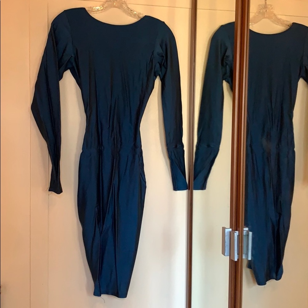 Midnight Blue Spandex Dress